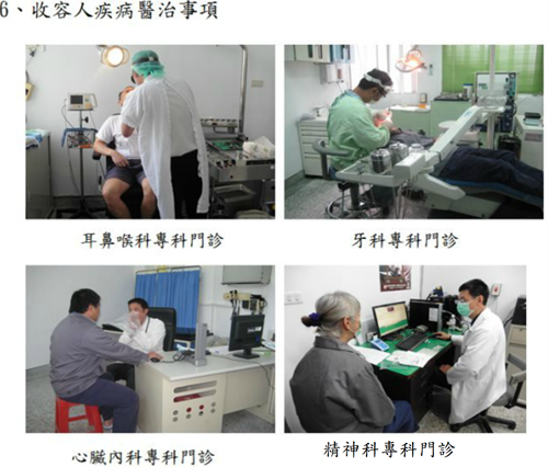 收容人疾病醫治事項共2張圖片