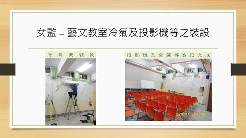 藝文教室冷氣及投影機等之裝設