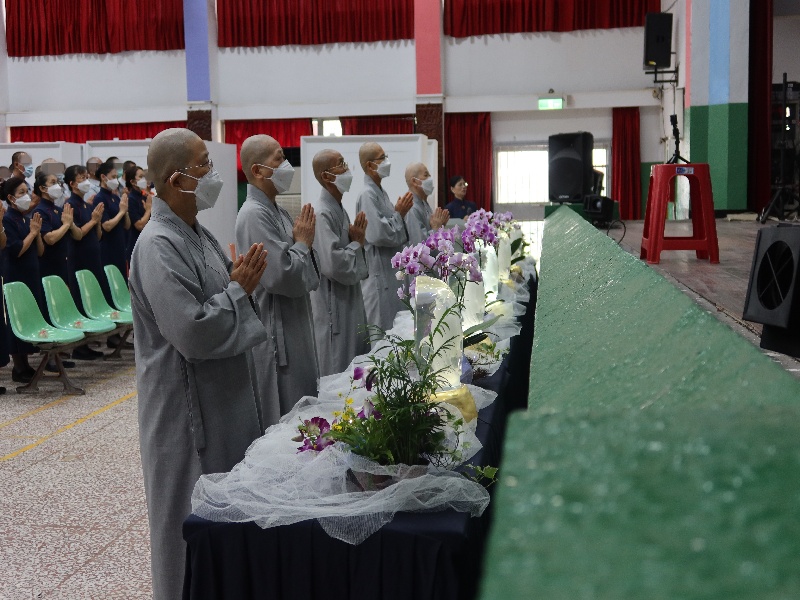 The Hualien Prison and the Buddhist Tzu Chi Charity Foundation jointly organized various prayer and blessing activities.